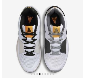 Nike Ja 1 Hunger DR8786-100 Light Smoke Grey White Black Men's US Size 10